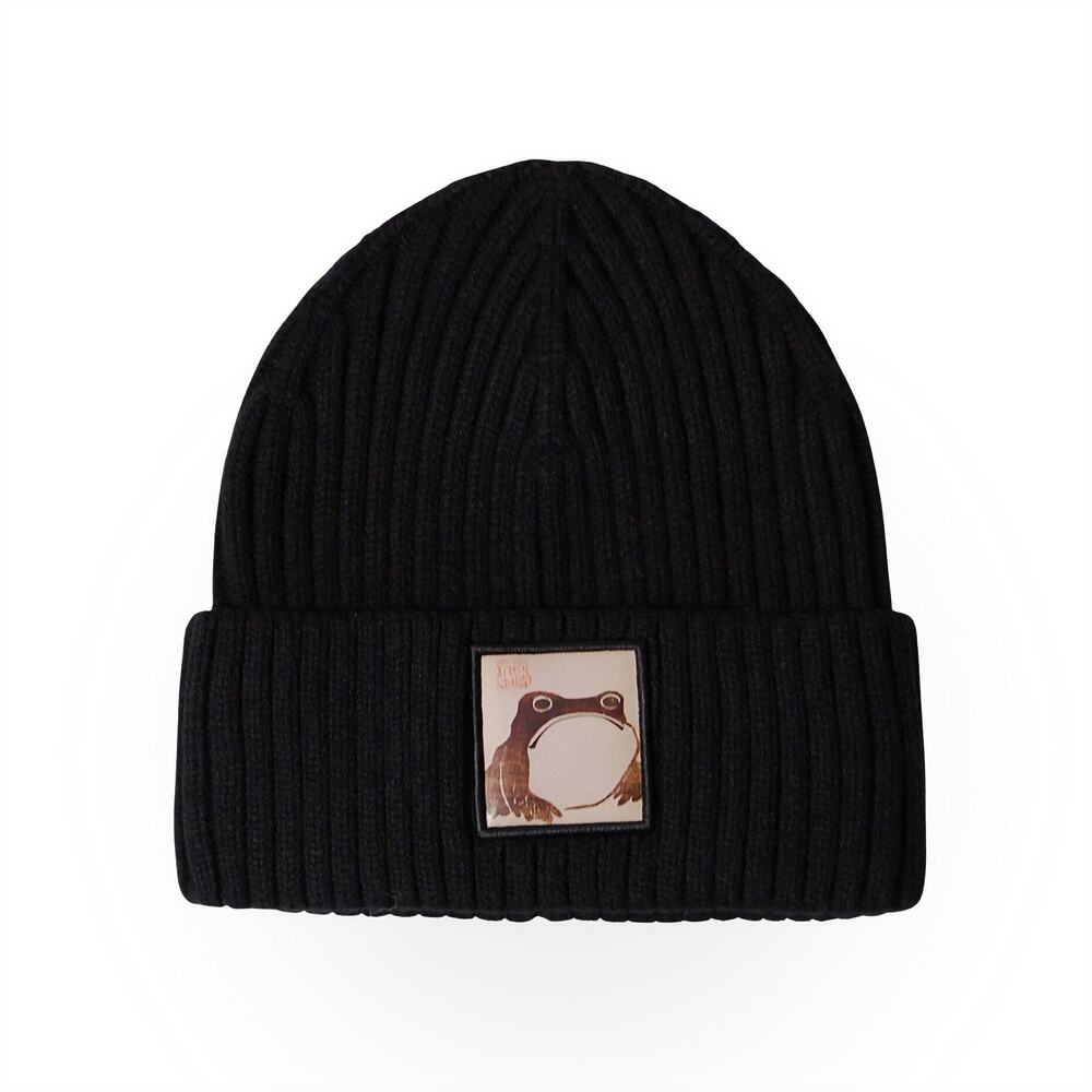 HatPhile Matsumoto Hoji Japanese Frog Patch Art Beanie
